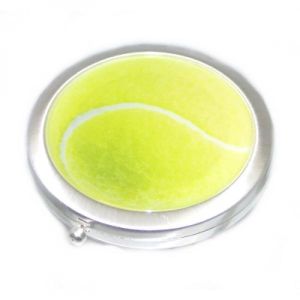 Tennis Ball Design Handbag Mirror