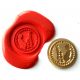 Single Wax sealing coin design 031 Christening  New Baby We're Expecting Pregnancy  design