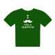 I Moustache You A Question Design Mens Green T Shirt
