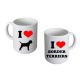 I Love Border Terriers Ceramic Mug