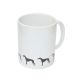 Contempory Silhouette Design Greyhound Ceramic Mug