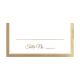 Pack of 50 Place Cards with Gold Trim