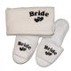 Bride Slippers & Towel Set