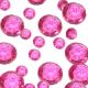 Mixed Size Hot Pink Table Crystals (Pack of 350)