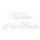 Rhinestone Crystal iron on T Shirt Design - Mother of the Bride