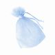 Pack of 10 Large Baby Blue Organza Bags  ***NOW 33% OFF REGULAR COST***