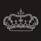 Rhinestone Crystal Iron on T Shirt Design - Crystal Crown