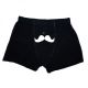 White Moustache Novelty Boxer Shorts