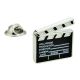Hollywood Film Clapperboard Lapel Pin badge