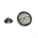 Geeky Glasses Design lapel Pin Badge