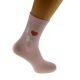 I Love Staffordshire Bull Terriers Ladies Light Pink Socks