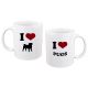 I Love Pugs Ceramic Mug