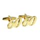 Gold Plated Age 60 or 60th Anniversary Cufflinks