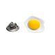 Fried Egg Lapel Pin Badge