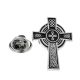 Celtic Cross Lapel Pin Badge