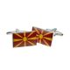 Macedonia Flag Cufflinks