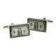 Dollar Bill USA Money Cash Cufflinks
