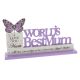 World Best Mum Mantel Plaque (DWC)