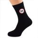 50 MPH Road Sign Ages or Anniversary Speed Sign Design Mens Black Socks