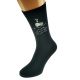 If you were stung I'd totally pee on you funny romantic Valentine Mens Black Socks