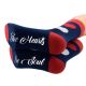 Two Hearts One Soul Romantic Two Hearts Design Unisex Socks
