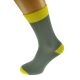 Slate Grey & Sunshine Yellow Mens Funky Socks