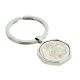 Silver Keyring With Polished Twenty Pence 20p Coin (engravable)