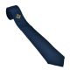 Blue Tie with Gold Masonic Design (with G)