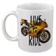 Live to Ride Motorbike Riders Mug