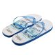 Personalised Happiness Comes in Waves Design Mens Flip Flops