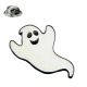 Spooky Halloween Ghost Metal and Enamel Lapel Pin Badge