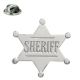 Cowboys Sheriffs Badge Metal Enamel Pin Badge