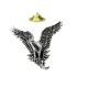 Osprey Bird English Pewter Lapel Pin Badge