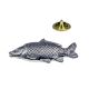 Common Carp Fish Pewter Lapel Pin Badge