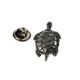 Ocean Turtle Pewter Lapel Pin Badge