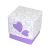 Purple Heart Favour boxes (Pack of 10)