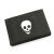 Skull Design Black Canvas Wallet
