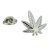 Smokers Weed Leaf Lapel Pin Badge