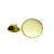 Gold Oval Pin Badge (engravable 20 x 16 x 3mm)