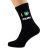 I Love Ireland Shamrock Design Mens Black Socks