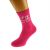 I Love You Sew Much Funny Romantic Valentine Ladies Hot Pink Socks