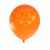 Just Married Orange with Ivory Text Balloon Pack (10 Pack)