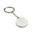 Silver Coloured Round Keyring (engravable)