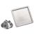 Bespoke Image or Photo Rhodium Plated Square Recessed Lapel Pin