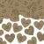 Craft Paper Hearts Confetti with Romantic Words (KONS47)