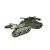 English Made Pewter Cufflinks Army Sherman War Military Tank